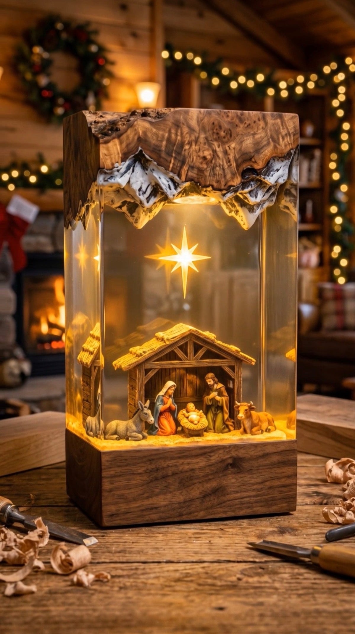 Nativity Lamp