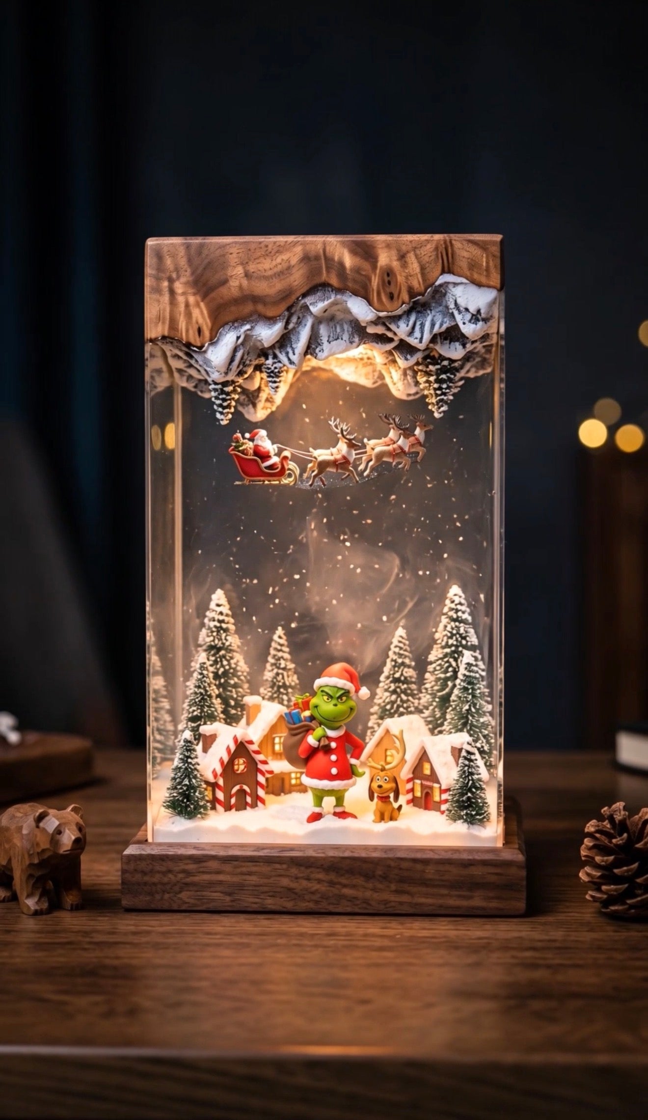 The Grinch Lamp